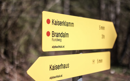 Kaiserklamm in Brandenberg