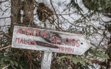 Rodeln Allrissalm in Gossensass - Südtirol